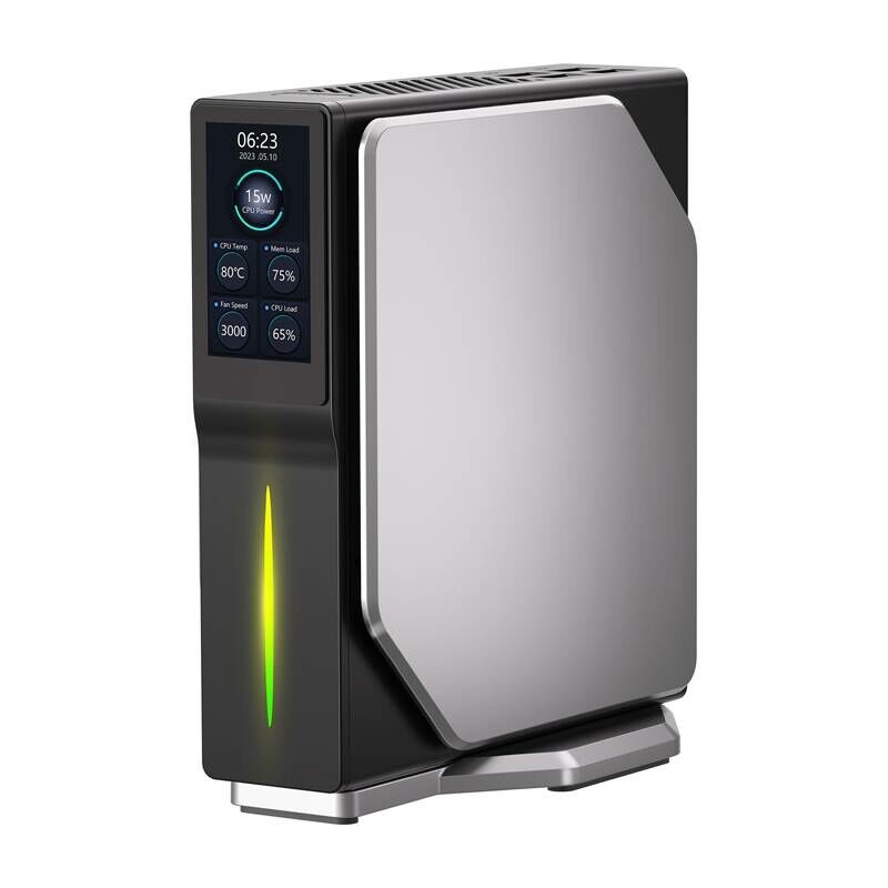 AceMagic S1 Mini PC (Intel N95 / 16GB RAM / 512GB SSD / No OS) - Fekete