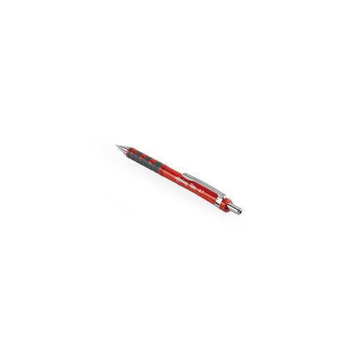 Rotring Tikky 0,7 mm-es nyomósiron, piros test, szürke markolat