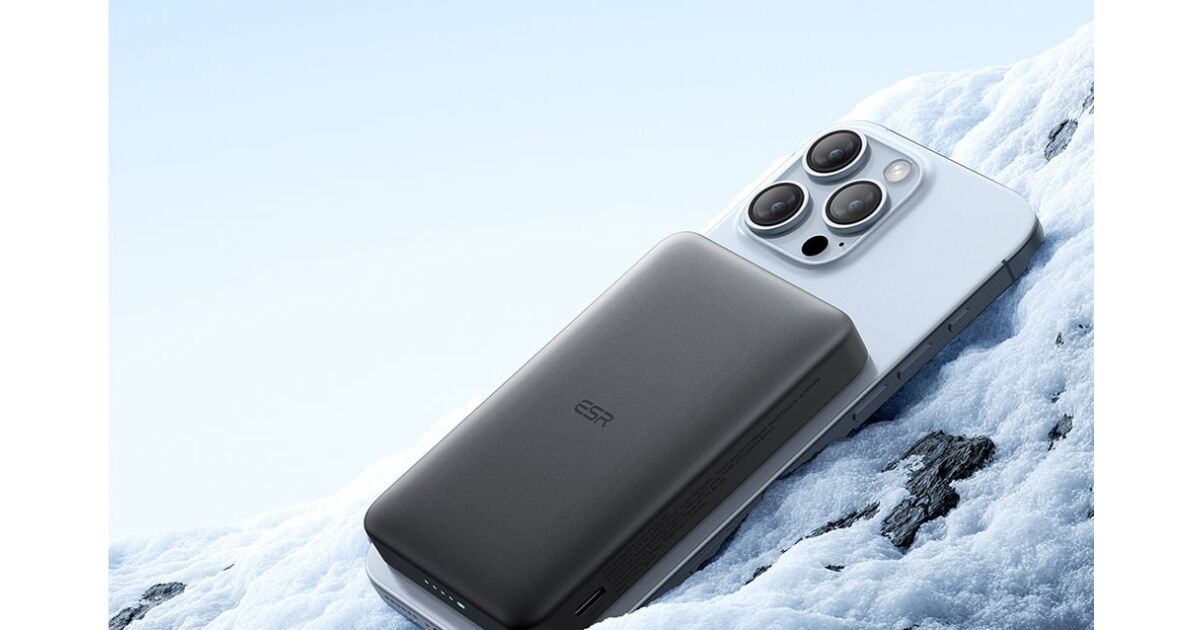 ESR Qi2 MagSlim Powerbank 10000 mAh (black) | Pepita.com