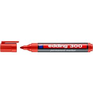 edding 300 permanent marker, red, 1.5-3mm chisel tip - Marker