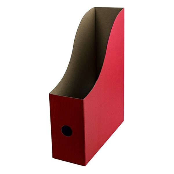 Iratpapucs 8cm, mikrohullámú karton bluering®, piros