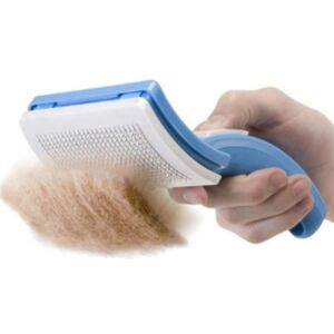 BLAUE Hunde-, Katzenhaarbürste - verstellbare Borsten 123968399 - Bürste, Schermaschine, Schere, Krallenschneider für Haustiere