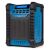 Audizio Temi DAB+ FM Bluetooth munkahelyi rádió, 100W, kék, oldalnézet