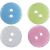 Kunststoffknöpfe, selbstklebend, pastellfarben, 66 Stück 123968710