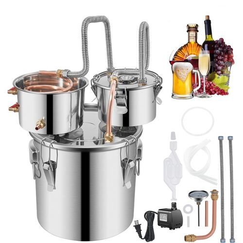 TRB rozsdamentes acél, házi, alkohol lepárló, sörfőző, borfőző, pálinkafőző szett 12L 123968967