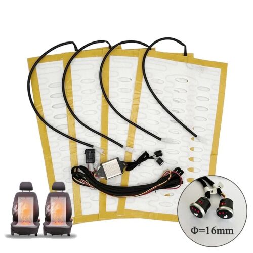 TRB 2 ülésre való univerzális, beépíthető ülésfűtés, 3 fokozatú kerek kapcsolóval, komplett szett 123969033