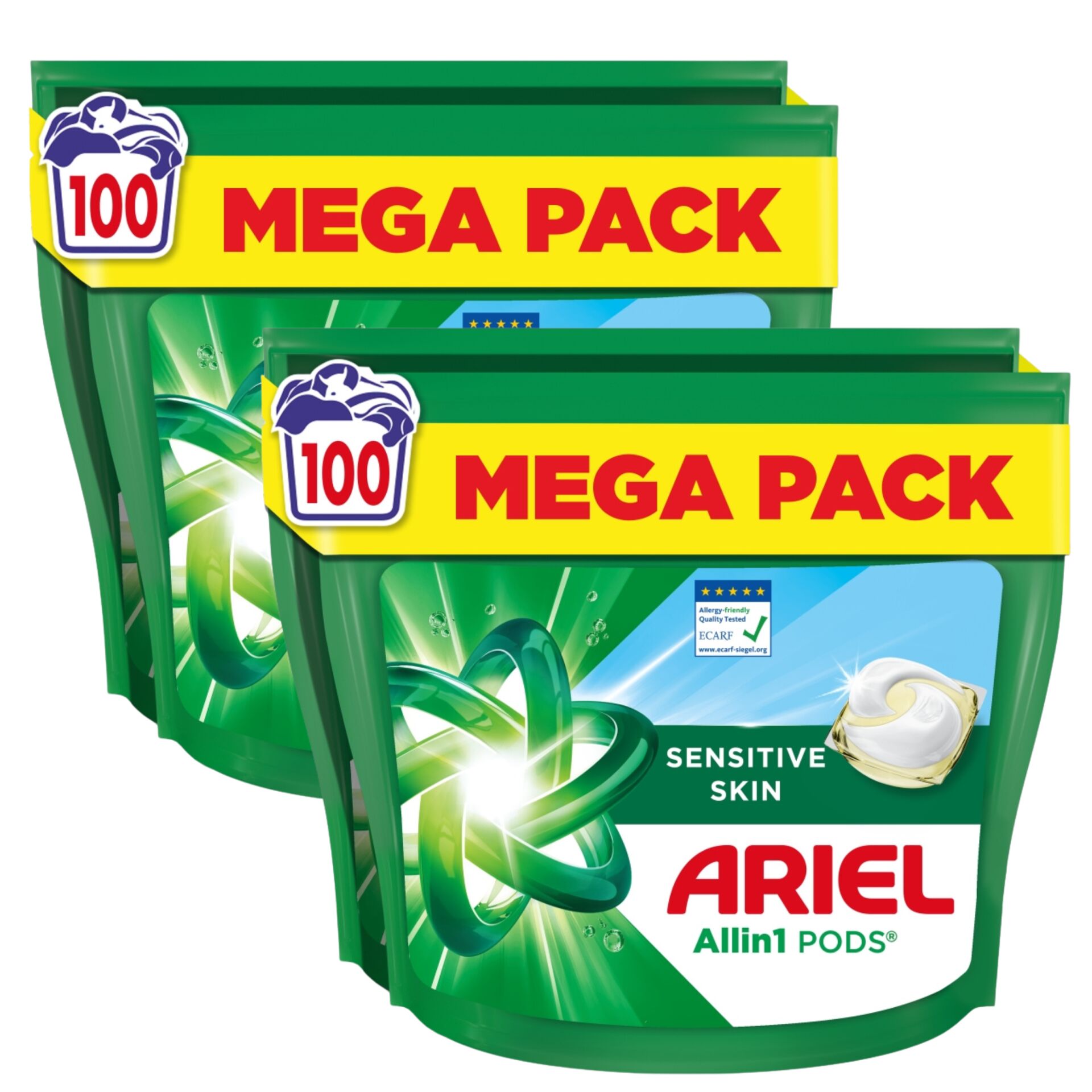Ariel Allin1 Pods Sensitive pracie kapsuly 200 praní