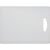 YATO GASTRO weißes Kunststoff-Schneidebrett mit Griff, 300 x 220 x 10 mm