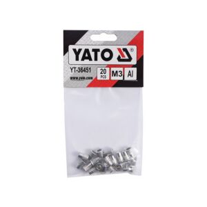 ALUMINIUMNIETEN M3, 20 STÜCK 124012616 - Mutterschrauben