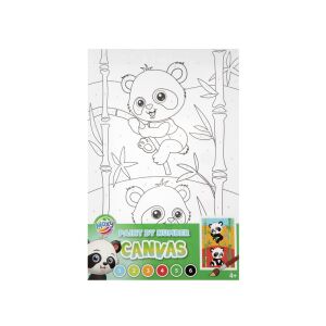 Maľuj podľa čísel, plátno, 29,7 x 19,5 cm, 4 druhy 147224892 - Súpravy pre umenie a remeslá