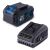 Scheppach SBSK4.0 IXES 20V 4Ah battery and charger set, includes 2.4Ah charger and 4Ah battery