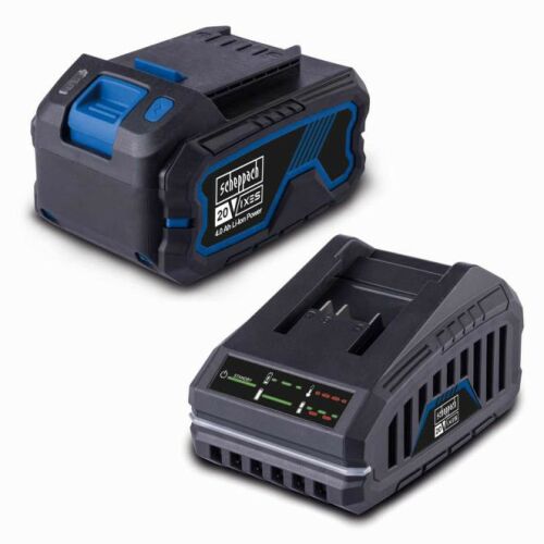 Scheppach IXES 20V 4Ah Battery and 2.4Ah Charger Kit