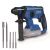 Scheppach BC-RHD230-X cordless hammer drill, blue, with SDS Plus chuck, 20V, IXES 20V system, cordless, battery and charger not included