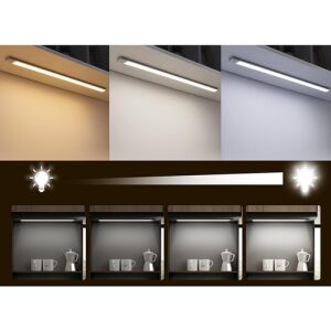 USB акумулаторна 30 см LED лампа за шкаф със сензор за движение, показваща различни цветови температури и примери за употреба - Дом и градина