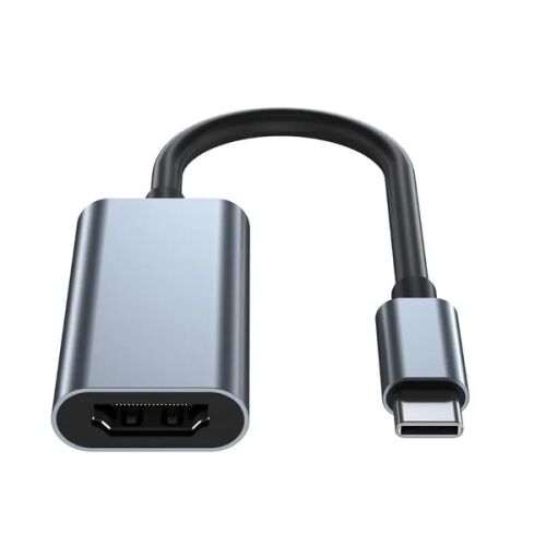 USB-C HDMI adapter, csatlakoztassa laptopját monitorhoz vagy TV-hez, 4K 60Hz, 18cm kábel - USB átalakító