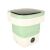 Mini összecsukható hordozható mosógép, 12L kapacitás, zöld és fehér