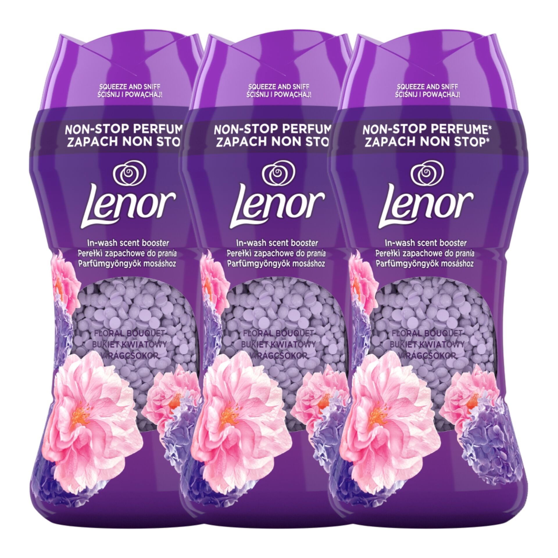 E-shop Lenor Kvetinová kytica Parfémové korálky 3x195g
