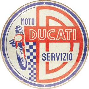 RETRO RETRO Ducati – Servizio – Fémtábla 124023802 - Fémtábla