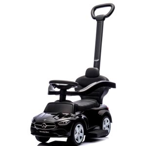 Fekete Mercedes-Benz AMG C 63 bébitaxi tolókarral - R-Sport