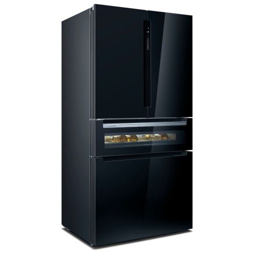 Siemens KF96RSBEA Szabadonálló 572 L E Fekete Kétajtós hűtőszekrény 124024953