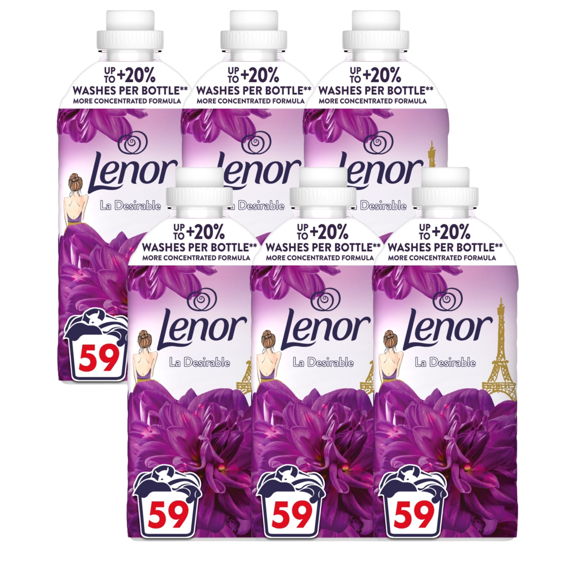 Lenor LaDesirable Textilöblítő 354 mosás 6x1239ml