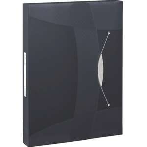 Esselte Vivida Jumbo A4 40mm Black Expanding File - File folder