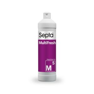 Szagsemlegesítő tisztító- és ápolószer minden vízálló felületre SEPTA MULTIFRESH M5 1L (mangó és zöld tea) 124026512 - Septa