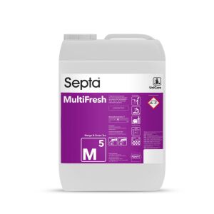 Desodorierender Reiniger und Konditionierer für alle wasserfesten Oberflächen SEPTA MULTIFRESH M5 10L (Mango und grüner Tee) 124026524 - Septa