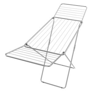 Suszarka do ubrań, metalowa, wymiary 180x55x108cm, srebrna 124026729