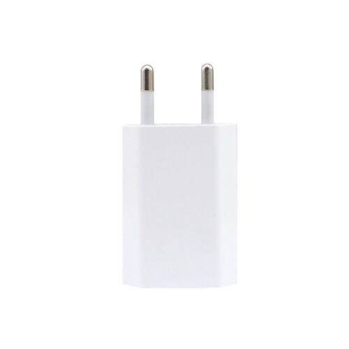 Fehér iPhone töltő adapter iPhone 5, 5S, 5C, 6, 6S, 6 Plus, 7, 7 Plus, 8, X, SE modellekhez - Hálózati adapter