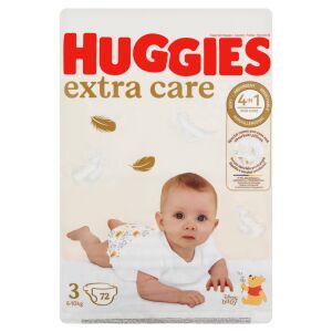 Huggies Extra Care Pants 6-10 kg Midi 3 (72pcs)  136590115 - Diaper Bag and Diaper