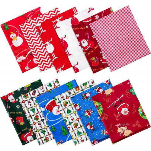 12 db Tatuo kézműves szövetből álló készlet, pamut, többszínű, 40 x 50 cm 124032735