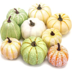 Set de 9 dovlecei artificiali Koogel, plastic, multicolor 124033245 - Accesorii pentru decorațiuni de toamnă