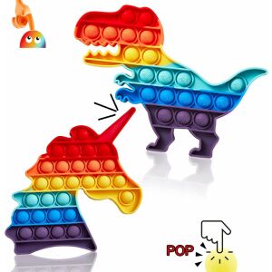 Set de 2 jucarii anti-stres Kadunala, silicon, multicolor, 20,3/22,8 cm 124033658 - Minge antistres