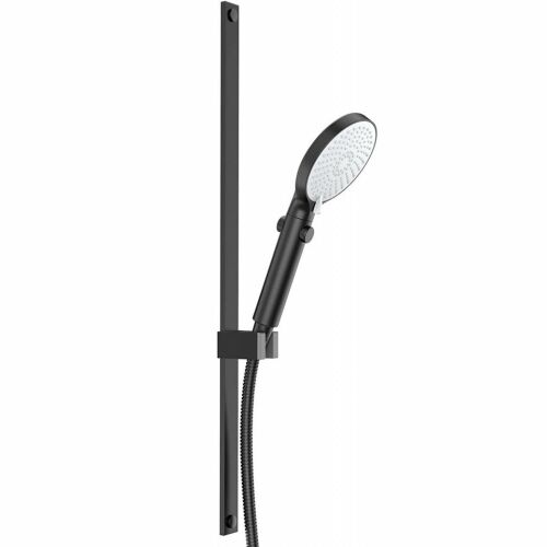 ESOP Duschkopf, Kunststoff, weiß/schwarz, 63,5 x 2,8 x 11 cm 124033818