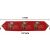 Yisscen Deko-Tischdecke, Rot, Polyester, 174 x 34 cm 124033973