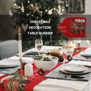 Yisscen Deko-Tischdecke, Rot, Polyester, 174 x 34 cm 124033973 - Tischdecken