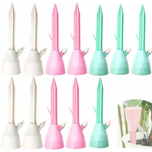 12 db Emituofo növényi csepegtető készlet, műanyag, többszínű, 18 x 5 cm 124035741