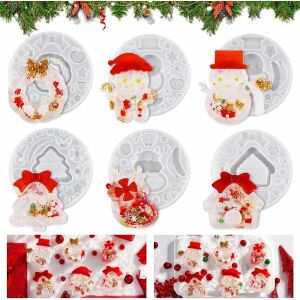 Комплект от 6 епоксидни форми Tuibeidamai, силиконови, прозрачни, 10 x 10 x 1 см 124037623 - Тост на върха