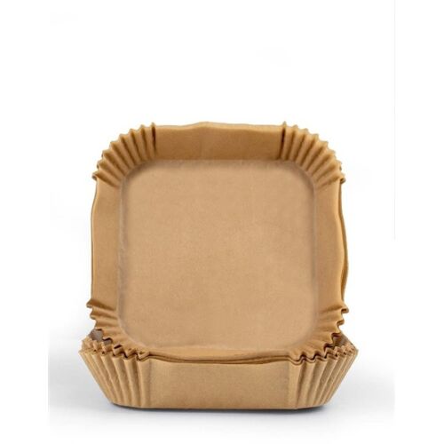 IRIS AFP-20-N Négyzet alakú sütőpapír olaj nélküli sütőhöz, 20 cm, 50 db