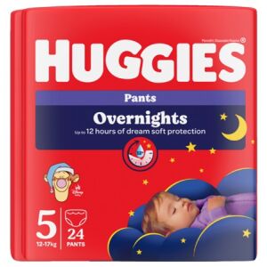 Huggies Overnight Pants Size 5 (12-17kg) - 24 Count - Huggies
