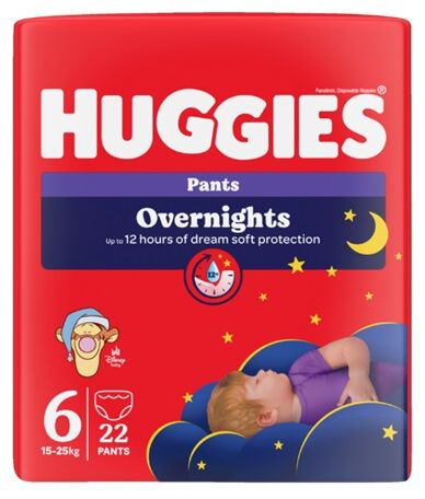 Huggies Overnight Pants Éjszakai Bugyipelenka 15-25kg Junior 6 (22db)