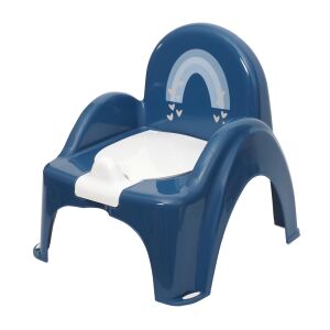TEGA BABY Meteo olița scaun bleumarin cu design curcubeu - Șervețele, Porti de Siguranta și Olite