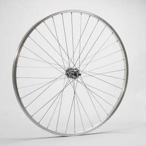 FK 22-622 H. alu abr. steel hub silver, Tracking axle end with nut + washer