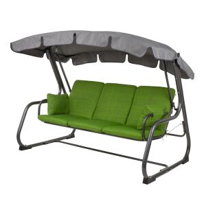 Ravanna Prémium Zöld 4 Személyes Kerti Hintaágy Tetővel - Hintaágy