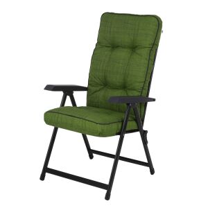 Patio Lena Zöld Összecsukható Kerti Szék Párnával - Patio