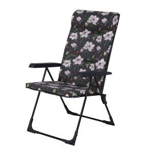 Patio Bilbao Virágos Összecsukható Kerti Szék 7 pozíciós háttámlával - Patio