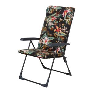 Patio Bilbao összecsukható kerti szék trópusi virágmintával - Patio