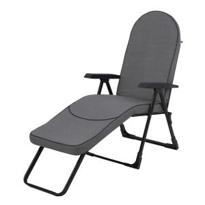 Patio Modena szürke napozóágy állítható háttámlával - Napozóágy & Nyugágy