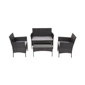 Patio Edwige kerti bútor garnitúra fekete 145516517 - Patio